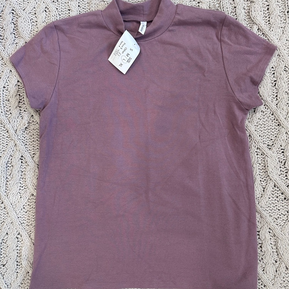 Wishlist Dusty Purple Short Sleeve Tee